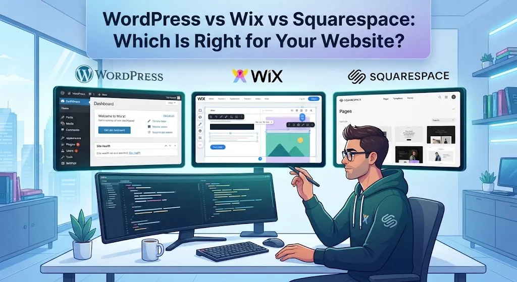 WordPress vs Wix vs Squarespace: Which Is Right for Your Website?