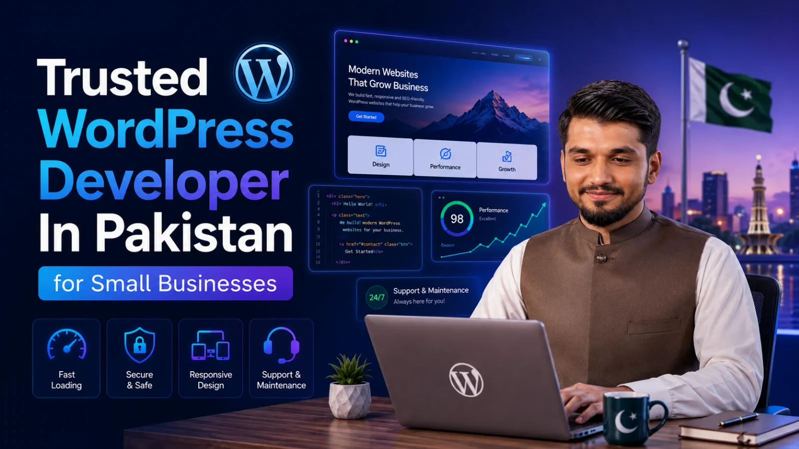 Powerful Reasons Small Businesses Trust a WordPress Developer In Pakistan
