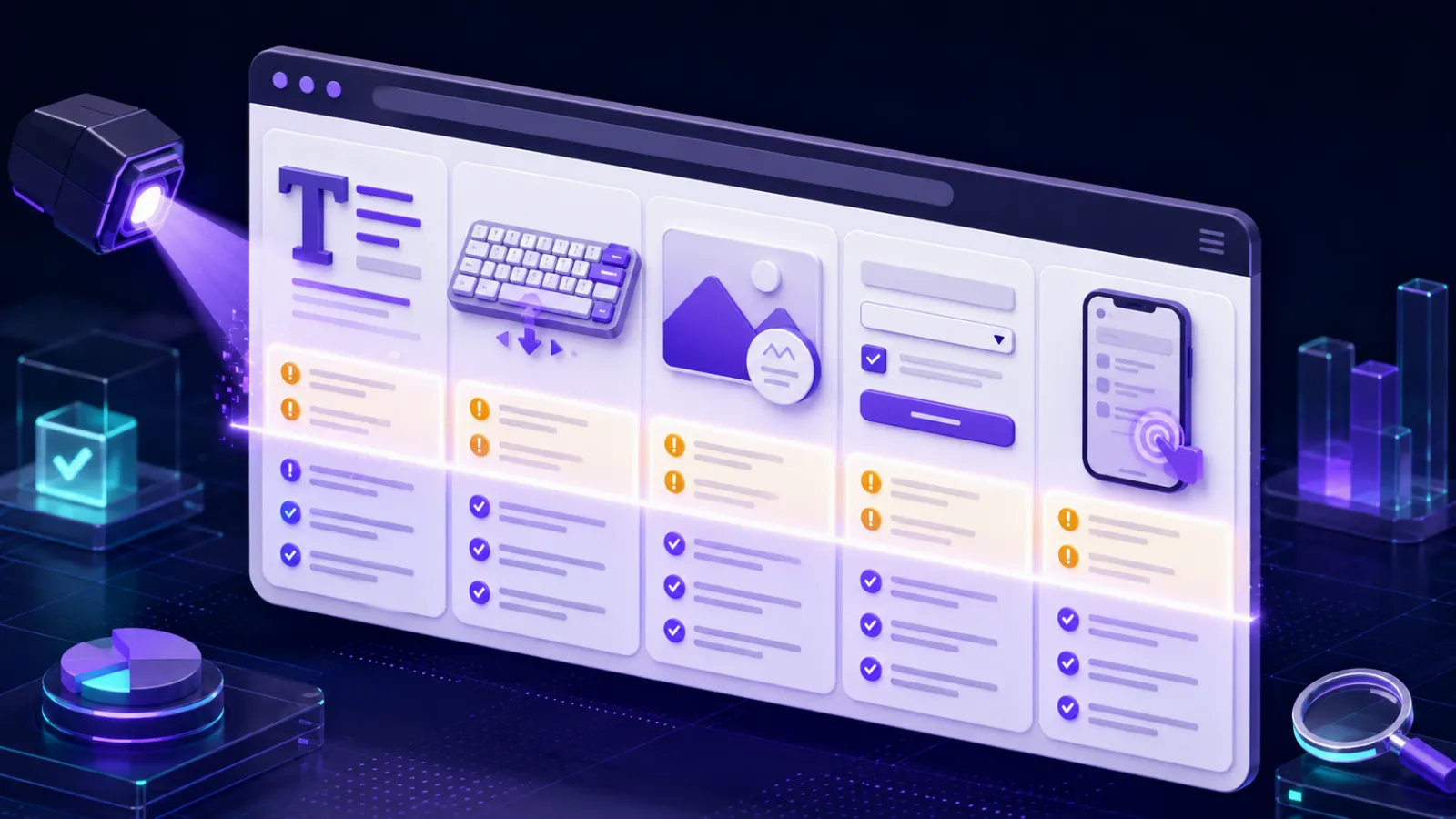 WordPress accessibility audit checking navigation, images, forms and mobile usability